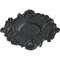 Ekena Millwork Kinsley Flowing Leaf Ceiling Medallion, Hand-Painted Pewter, 30 3/8"W x 20 3/4"H x 1"P CM30KIPES - alternate 1